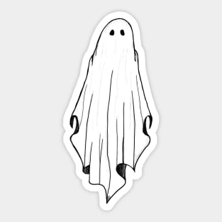 Sheet Ghost Sticker